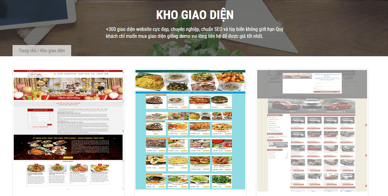 Giao diện mẫu website Obs-tech.vn