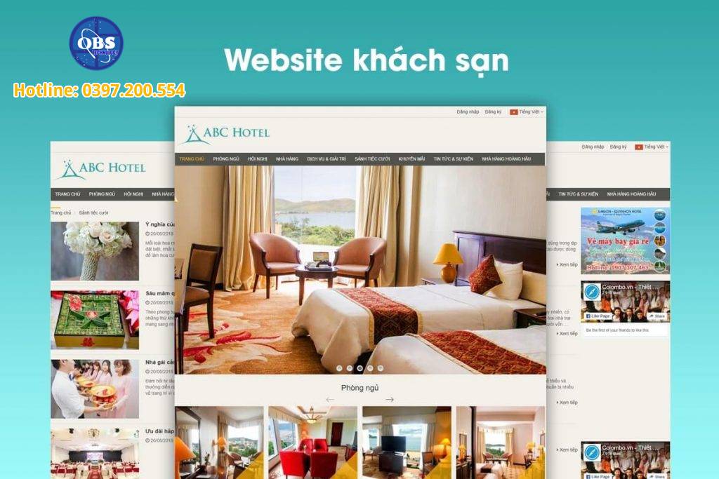 Tham khảo các mẫu website khách sạn đẹp