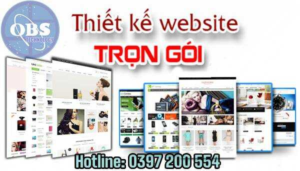 Dịch vụ thiết kế website trọn gói