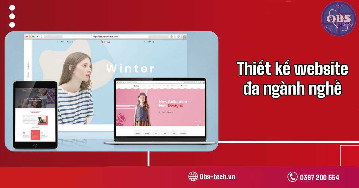 Thiết kế website đa ngành nghề