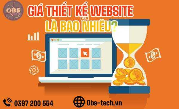 Giá thiết kế website là bao nhiêu?