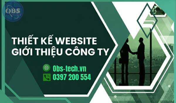 Thiết Kế Website Giới Thiệu Công Ty – Giải Pháp Xây Dựng Hình Ảnh Doanh Nghiệp Chuyên Nghiệp