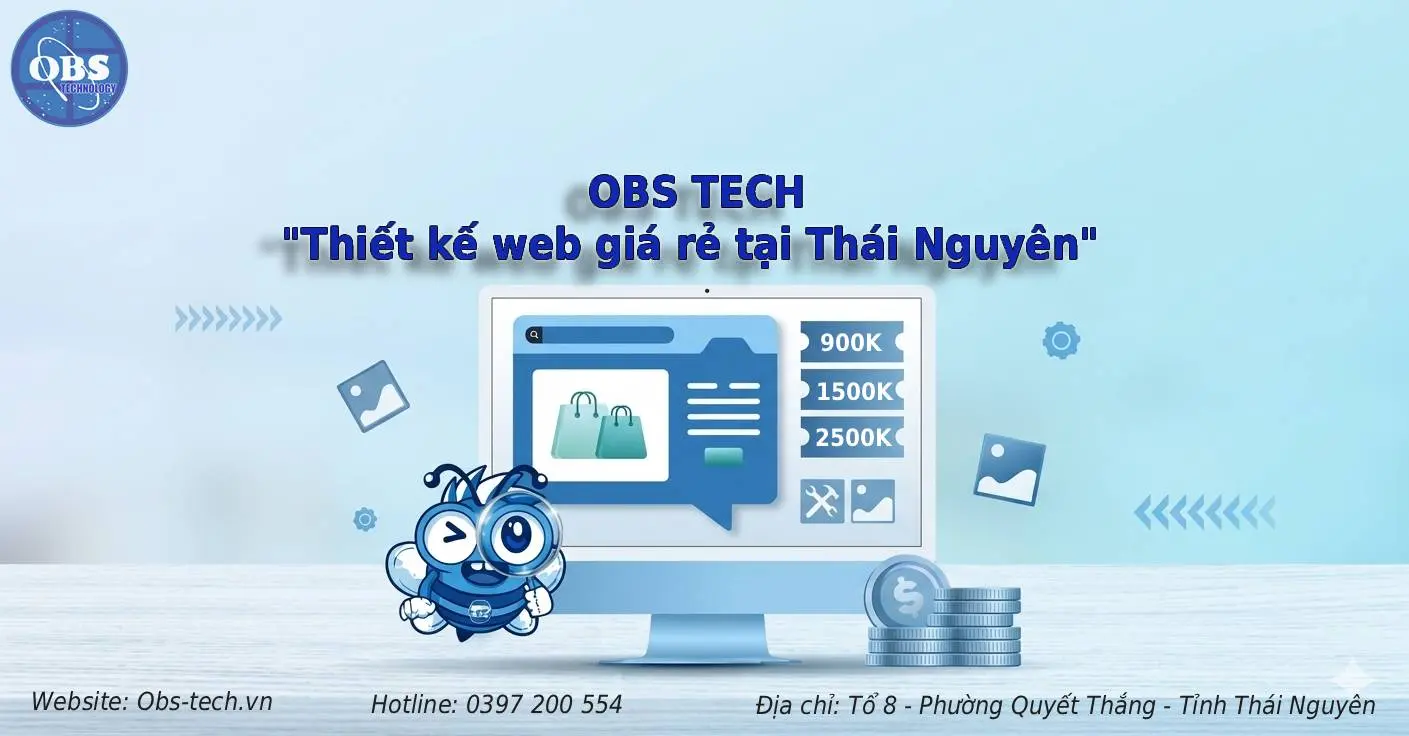 Thiết kế web giá rẻ tại Thái Nguyên