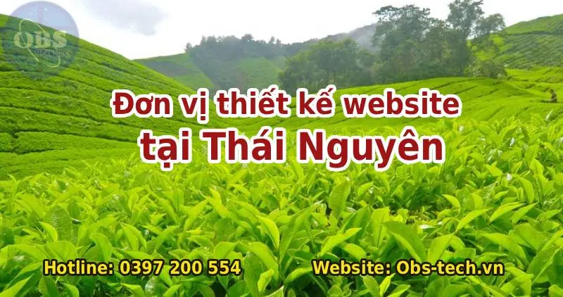 Đơn vị thiết kế website tại Thái Nguyên