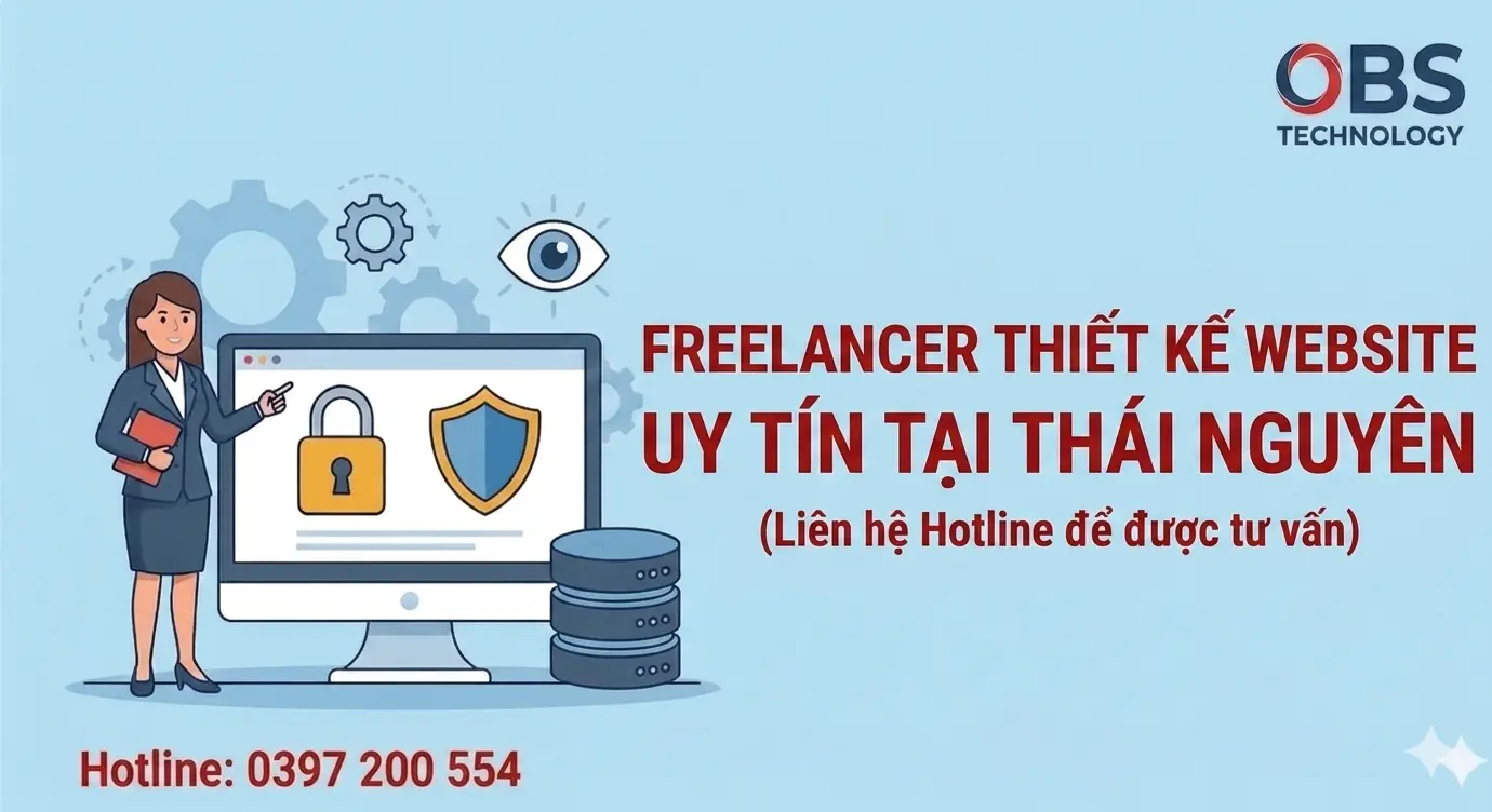 Freelancer thiết kế website tại Thái Nguyên uy tín