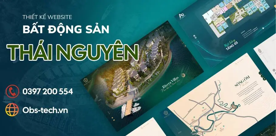 Thiết kế website bất động sản Thái Nguyên chuyên nghiệp