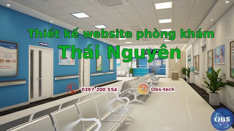 Thiết kế website phòng khám Thái Nguyên
