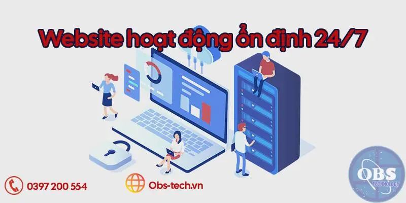 Website hoạt động ổn định 24_7